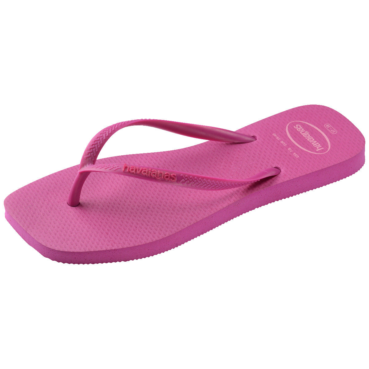 Chinelo Havaianas Slim Square Logo Pop Up