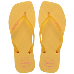 Chinelo Havaianas Slim Square Logo Pop Up