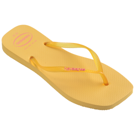 Chinelo Havaianas Slim Square Logo Pop Up
