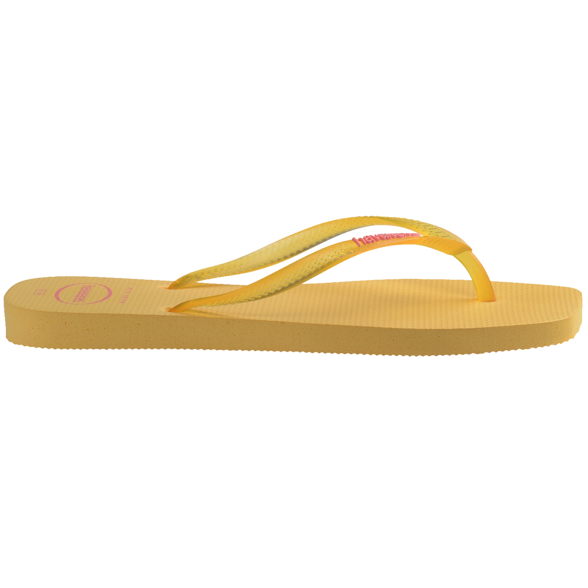 Chinelo Havaianas Slim Square Logo Pop Up