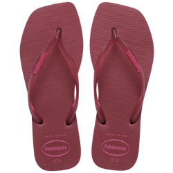 Chinelo Havaianas Slim Square Logo Pop Up