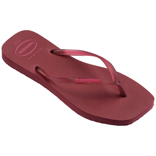 Chinelo Havaianas Slim Square Logo Pop Up