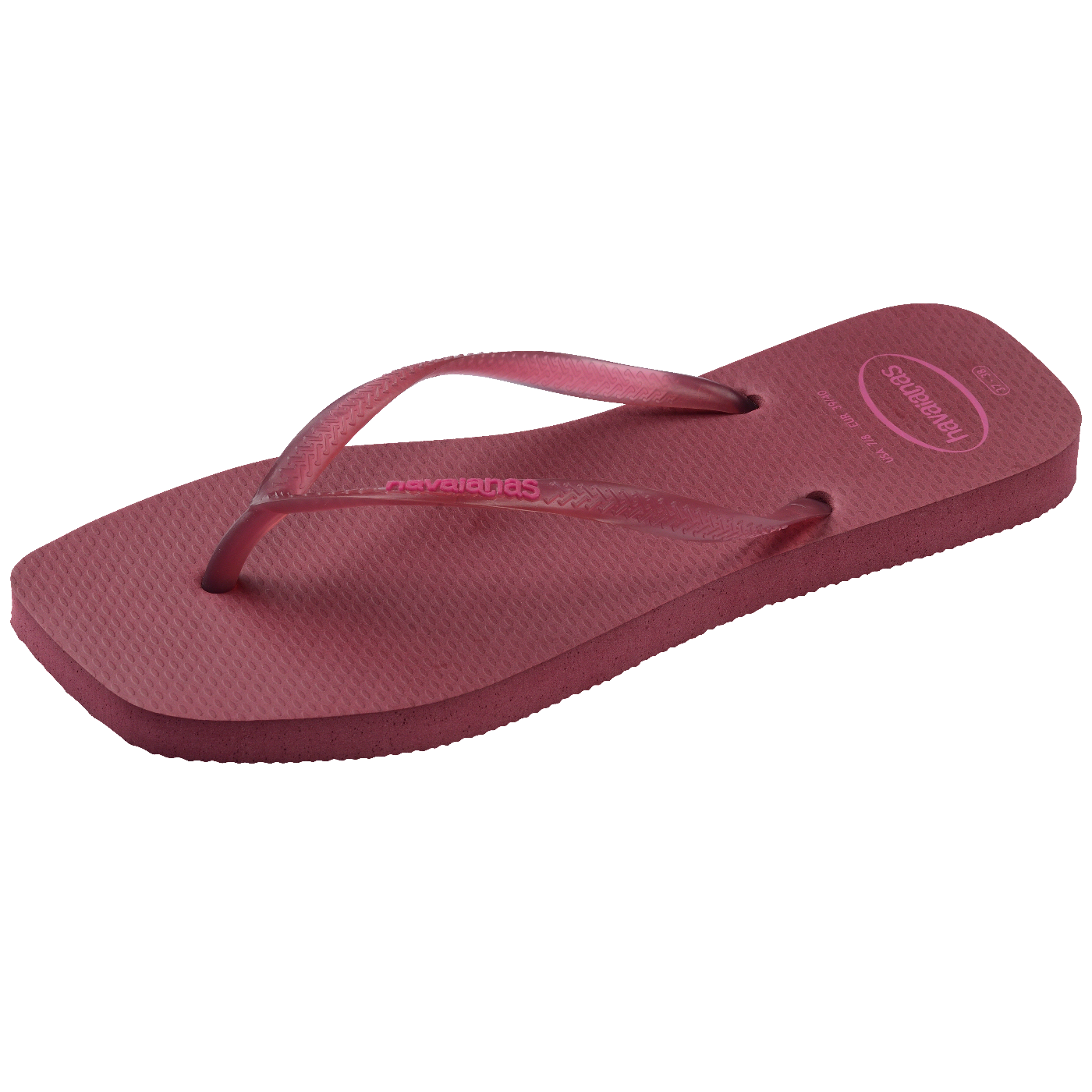 Chinelo Havaianas Slim Square Logo Pop Up