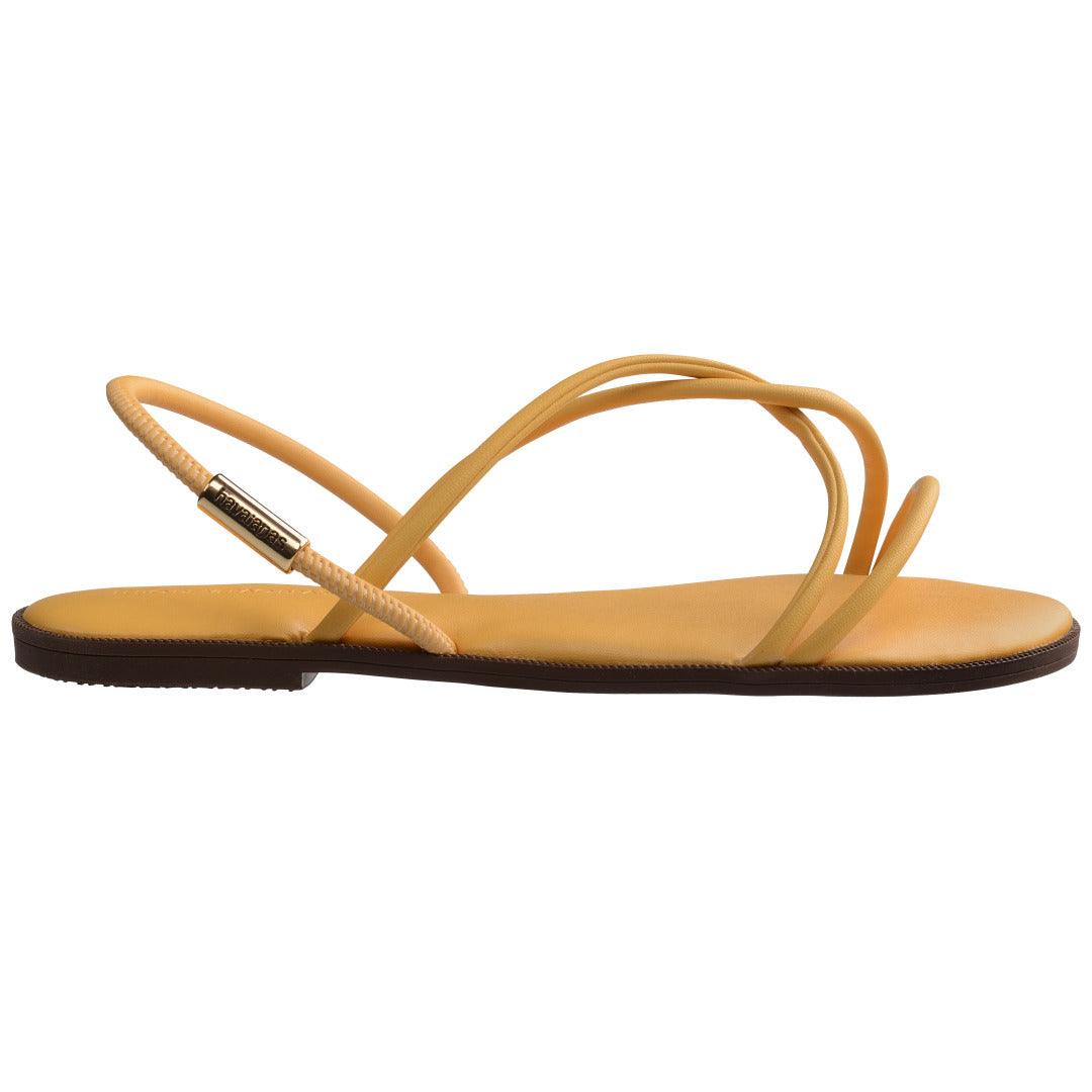Rasteirinha Havaianas Una Manga - Amarelo Caja