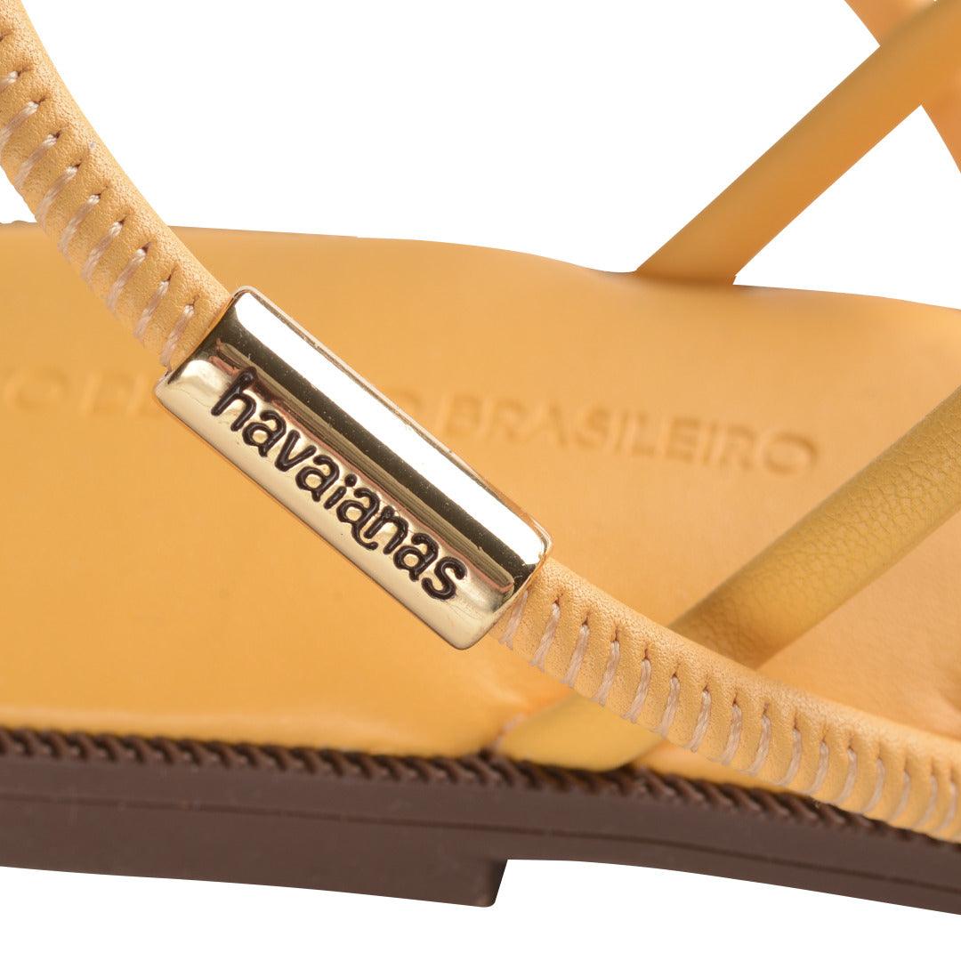 Rasteirinha Havaianas Una Manga - Amarelo Caja
