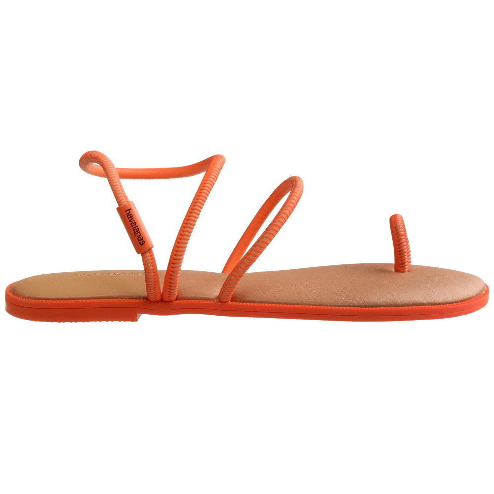 Rasteirinha Havaianas Una Pitanga - Bege Palha