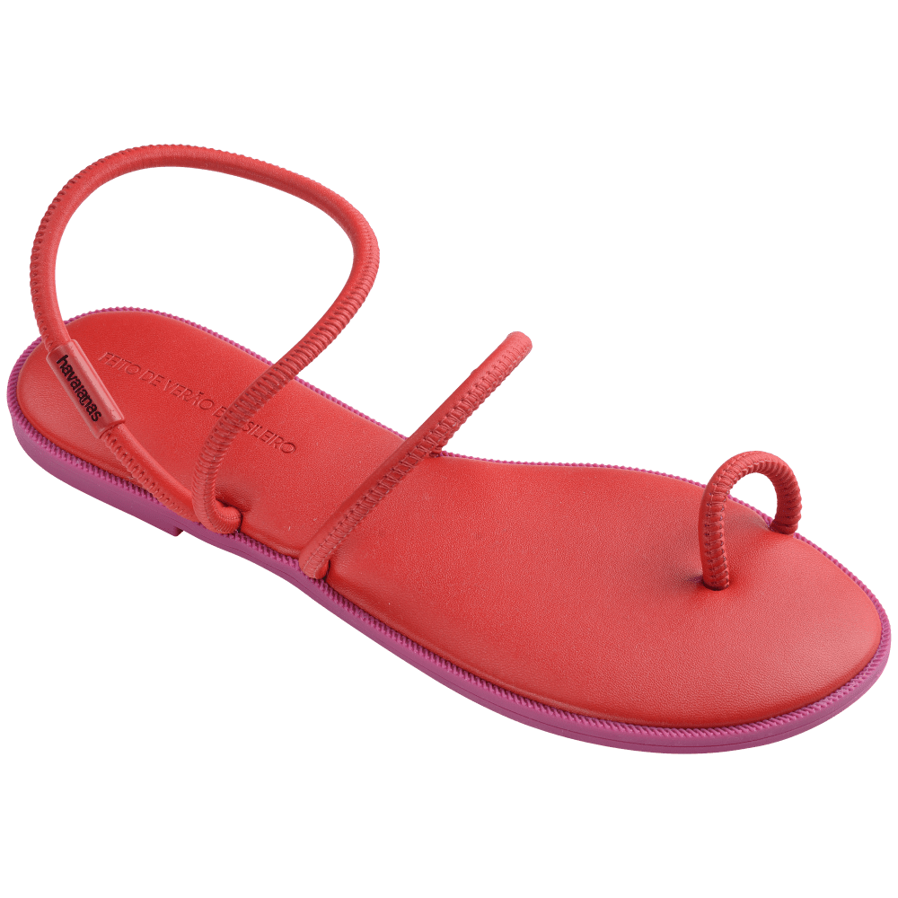 Rasteirinha Havaianas Una Pitanga - Vermelho Rubi