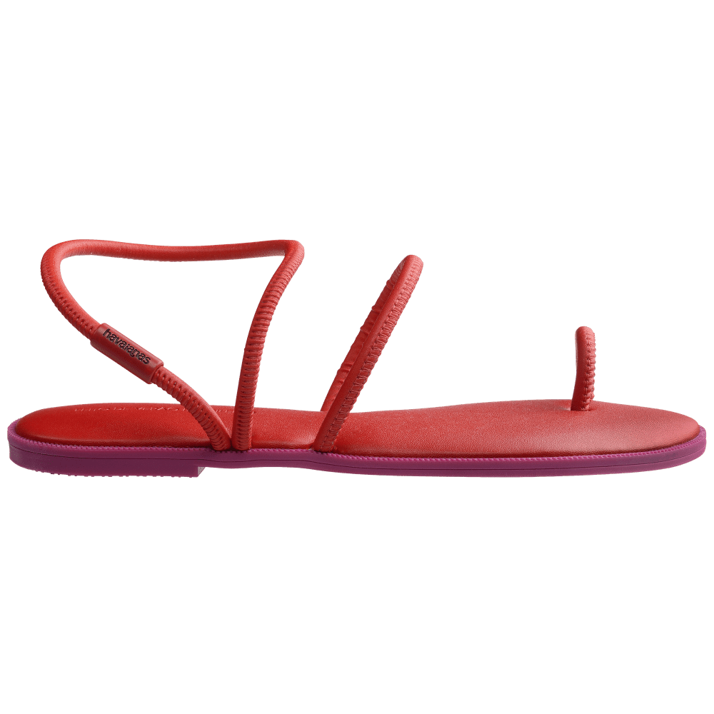 Rasteirinha Havaianas Una Pitanga - Vermelho Rubi