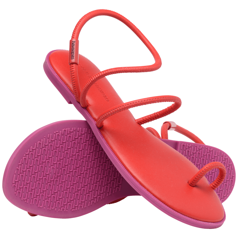 Rasteirinha Havaianas Una Pitanga - Vermelho Rubi