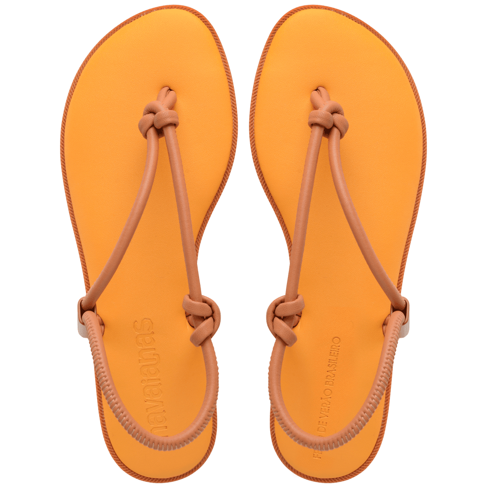 Rasteirinha Havaianas Una Açai - Laranja Cerrado