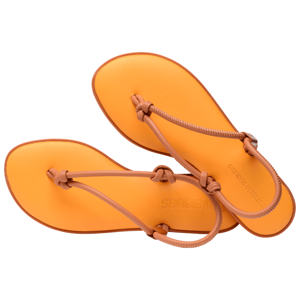 Rasteirinha Havaianas Una Açai - Laranja Cerrado
