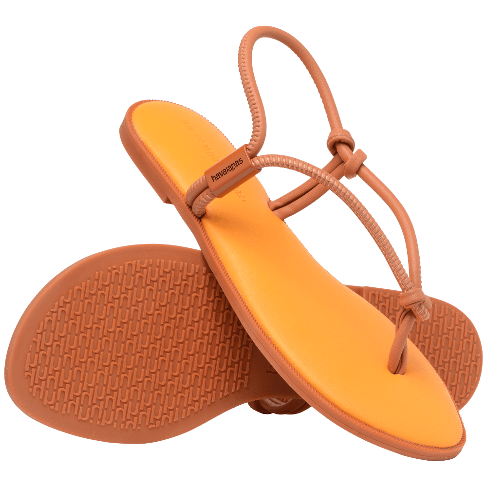 Rasteirinha Havaianas Una Açai - Laranja Cerrado