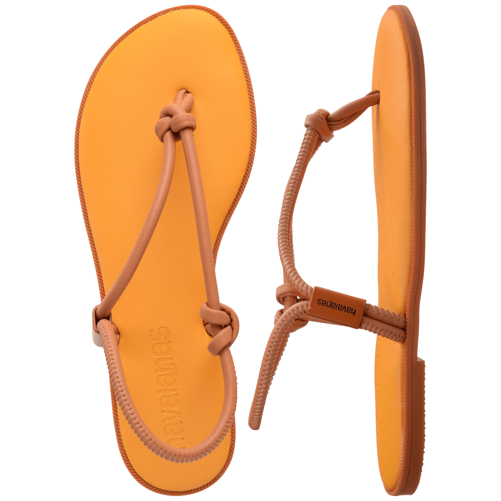Rasteirinha Havaianas Una Açai - Laranja Cerrado