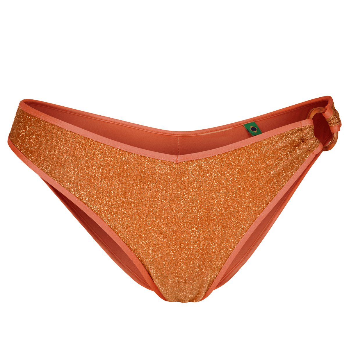 Calcinha Biquíni Havaianas Argola Lurex - Cobre