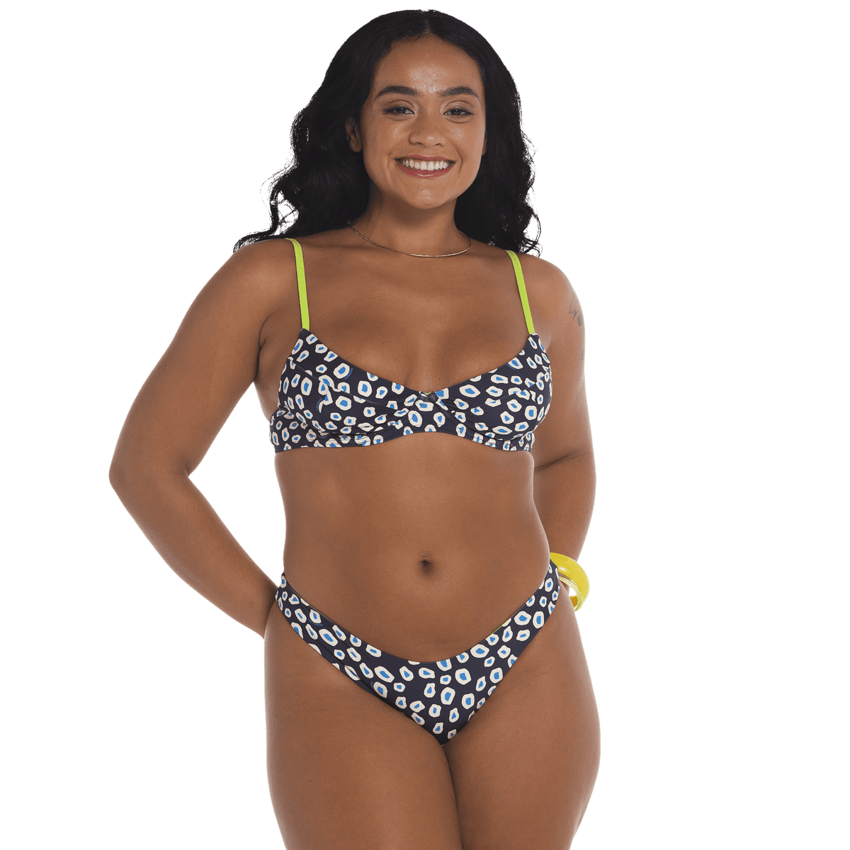 Calcinha Biquíni Havaianas Básica Onça - Multicolor