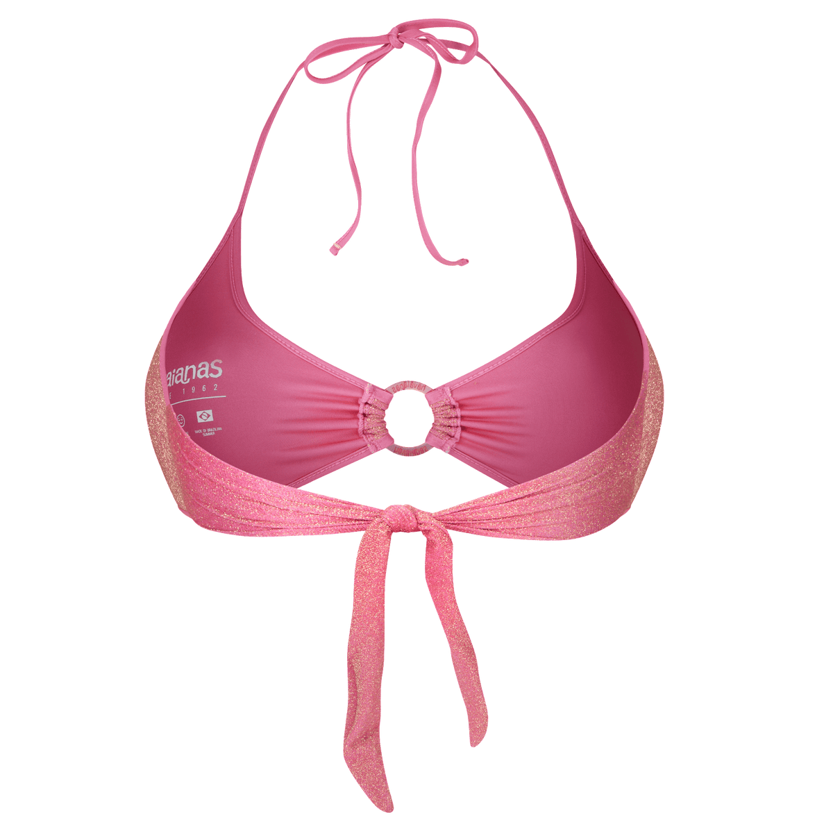 Biquíni Top Havaianas Argola Lurex - Rosa