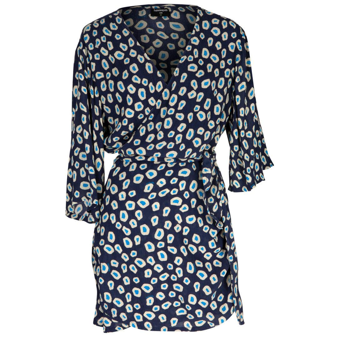 Vestido Havaianas Wrap Curto Onça - Multicolor
