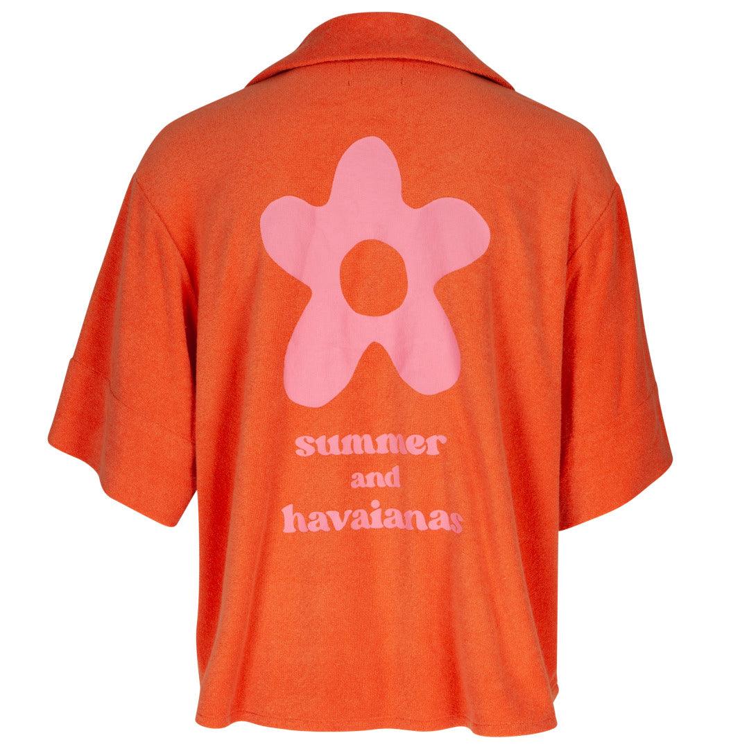 Camisa Havaianas Atoalhada - Laranja