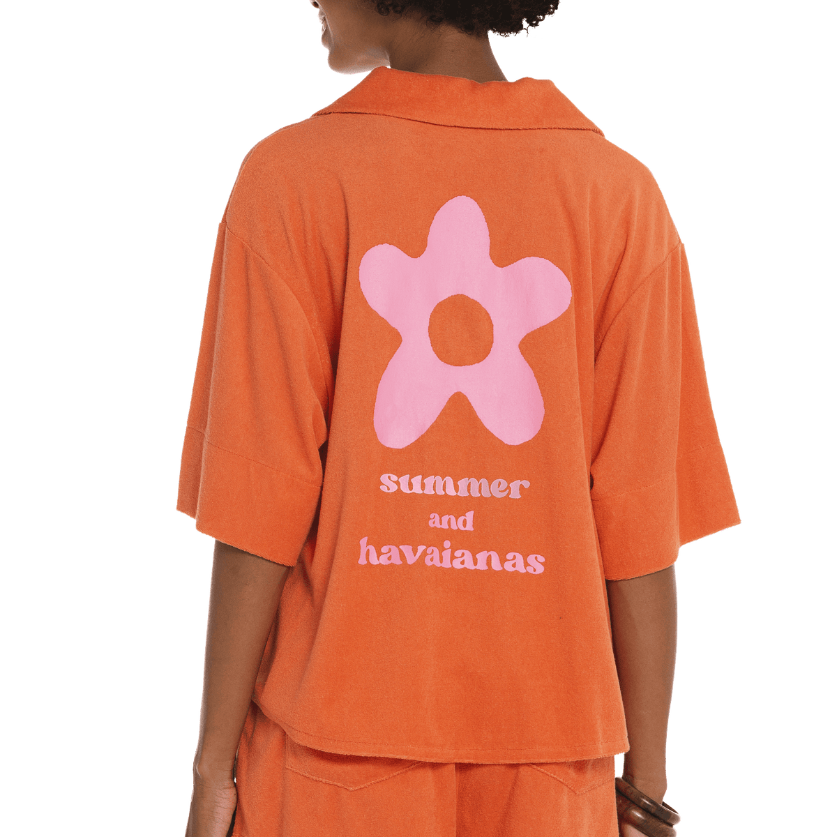 Camisa Havaianas Atoalhada - Laranja