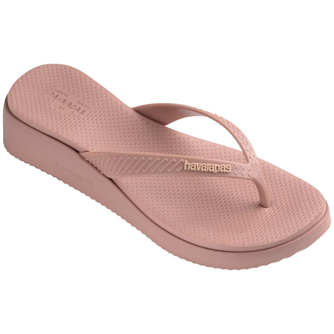 Chinelo Havaianas Plataforma High - Rosa Crocus