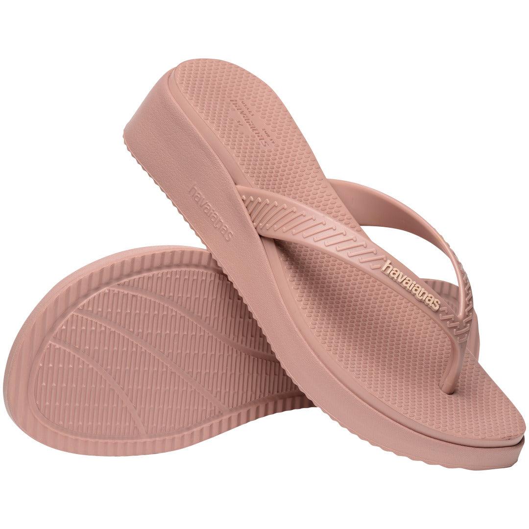 Chinelo Havaianas Plataforma High - Rosa Crocus