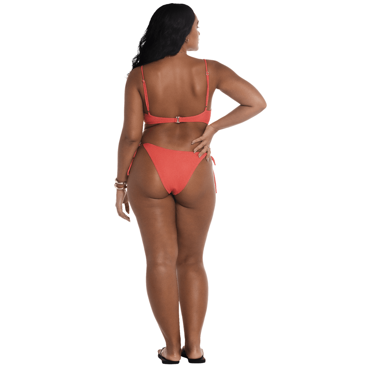 Biquíni Top Havaianas Meia Taça Textura - Laranja