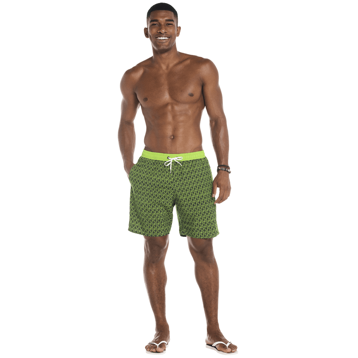 Shorts de Praia Havaianas Logomania - Verde