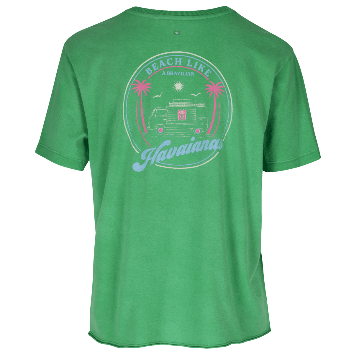 Camiseta Feminina Havaianas Kombi Beach Like - Verde