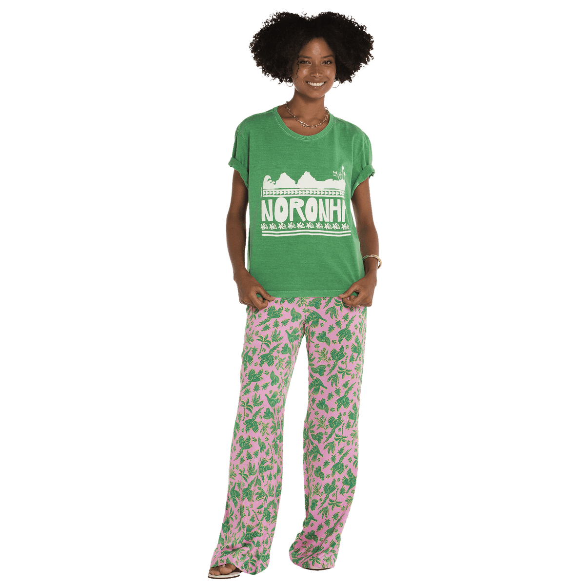 Camiseta Feminina Havaianas Noronha - Verde