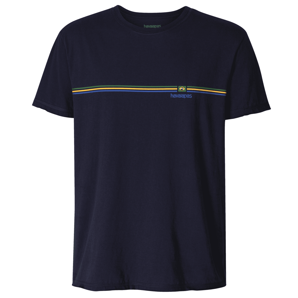 Camiseta Havaianas Masculina Filete Brasil - Azul Marinho