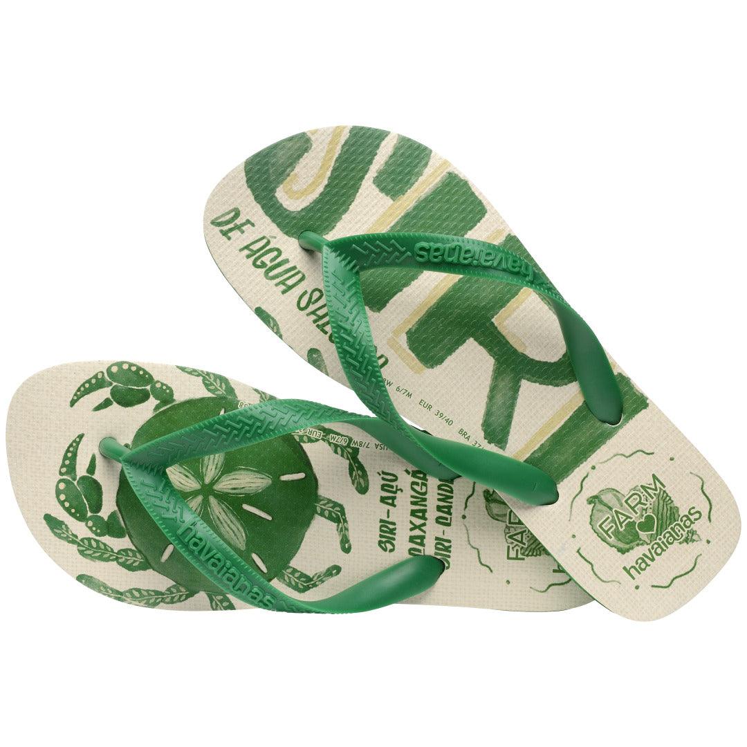 Chinelo Havaianas Farm Siri - Verde Pátria