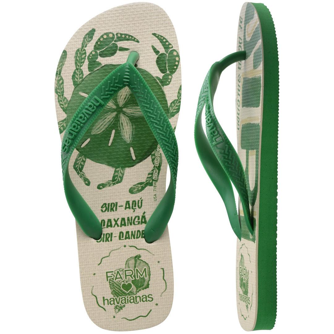 Chinelo Havaianas Farm Siri - Verde Pátria