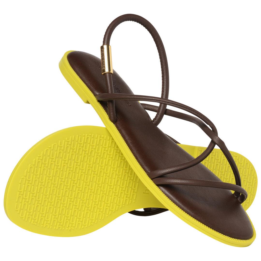 Rasteirinha Havaianas Una Manga - Café