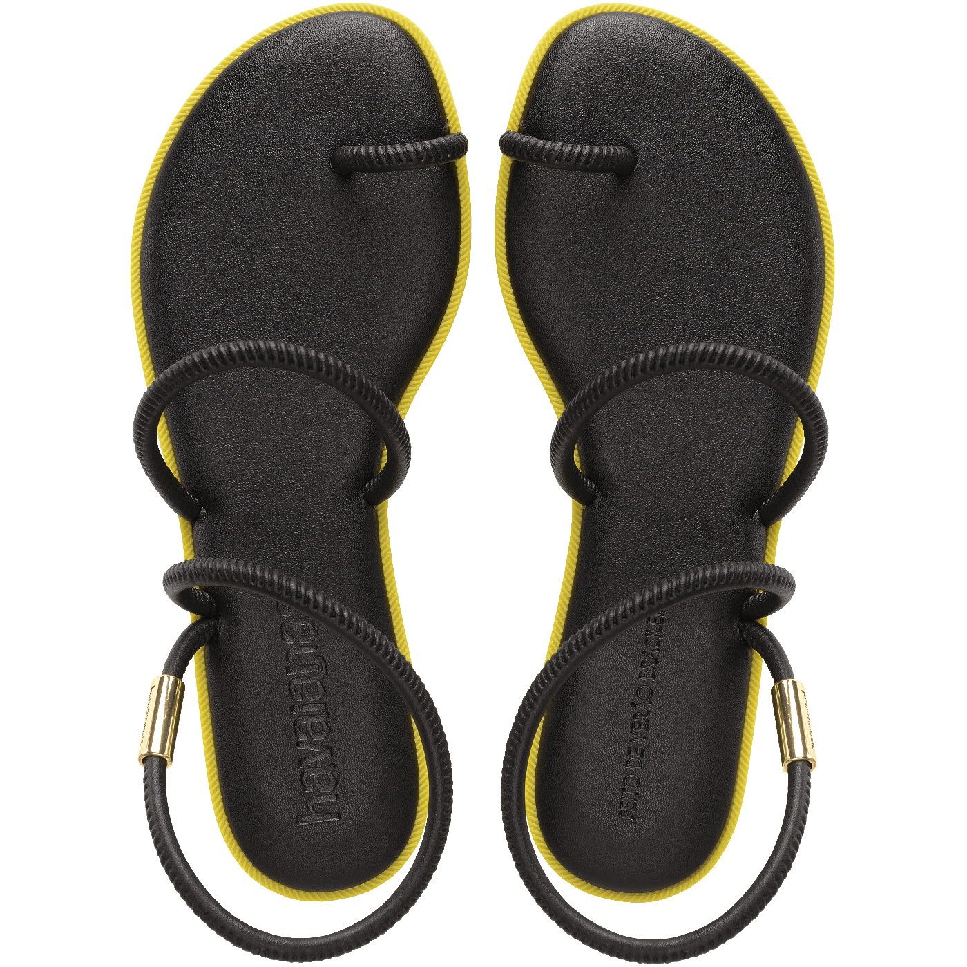 Rasteirinha Havaianas Una Pitanga - Preto