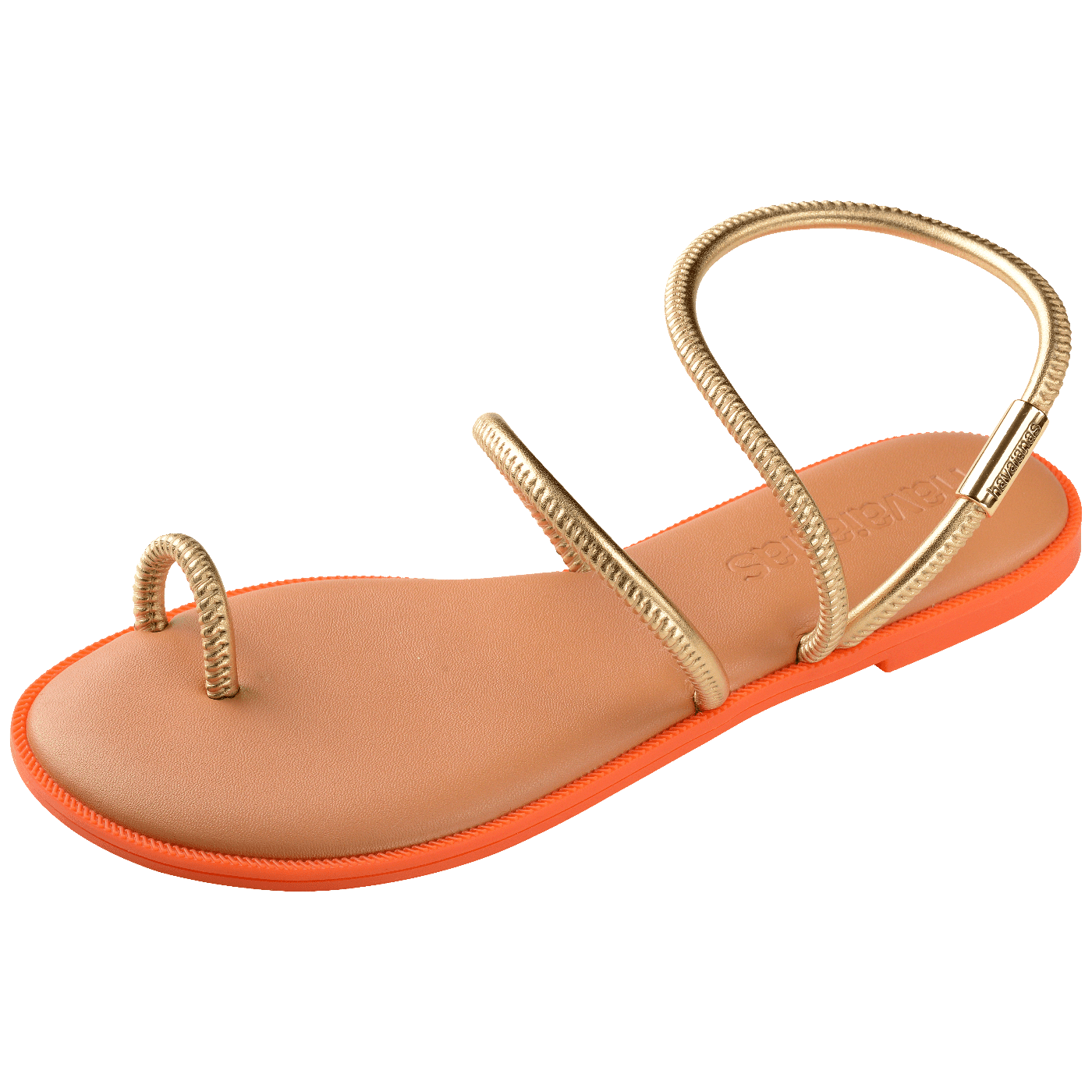 Rasteirinha Havaianas Una Pitanga - Dourado