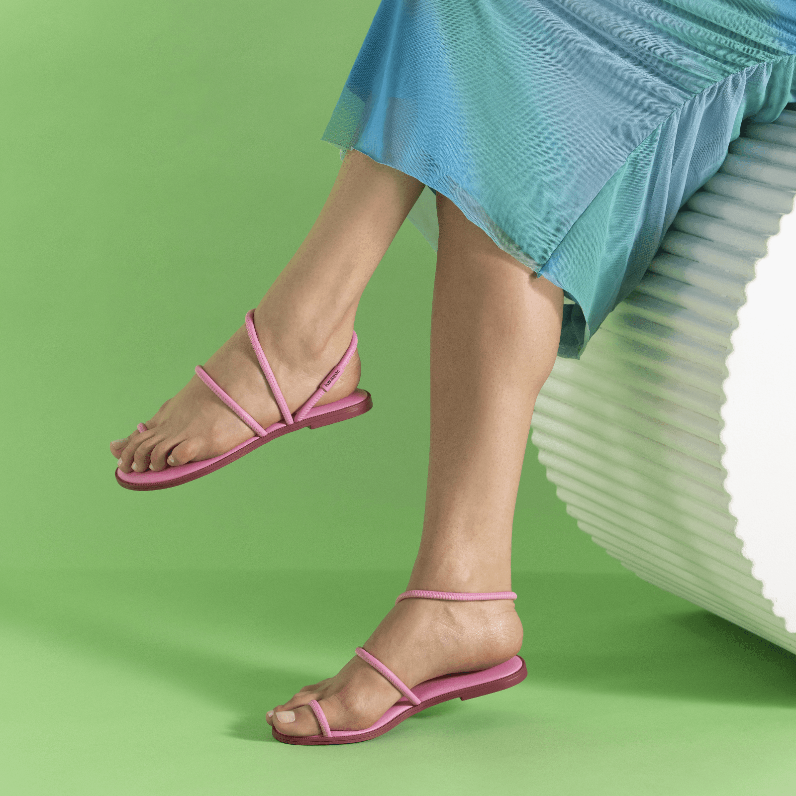 Rasteirinha Havaianas Una Pitanga - Rosa Glow