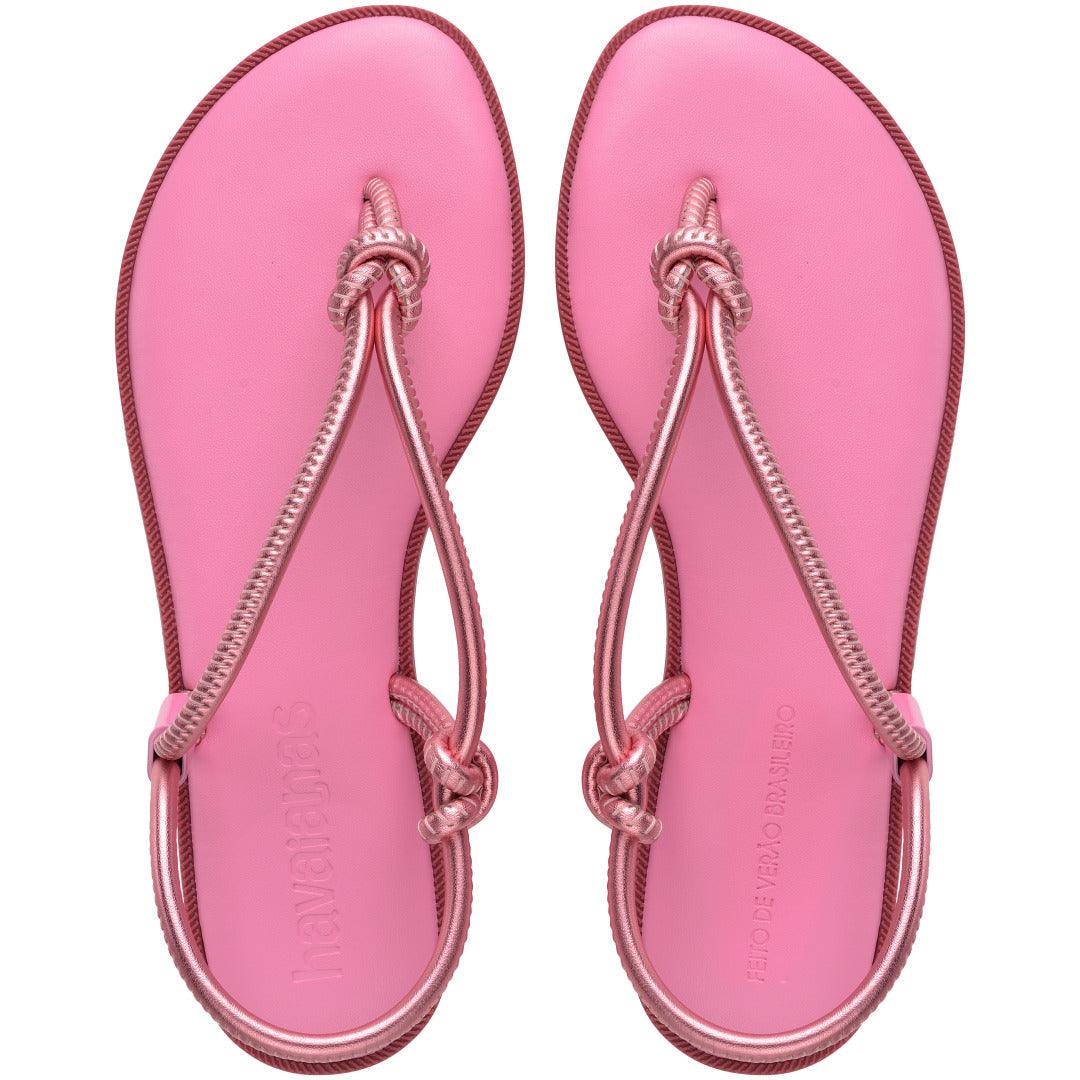 Rasteirinha Havaianas Una Açaí - Rosa Glow
