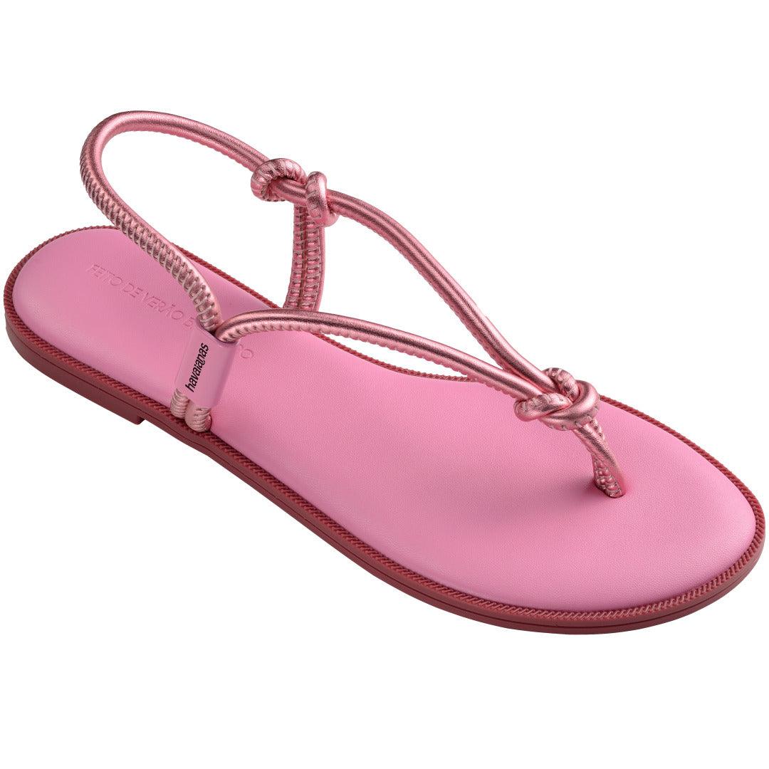 Rasteirinha Havaianas Una Açaí - Rosa Glow