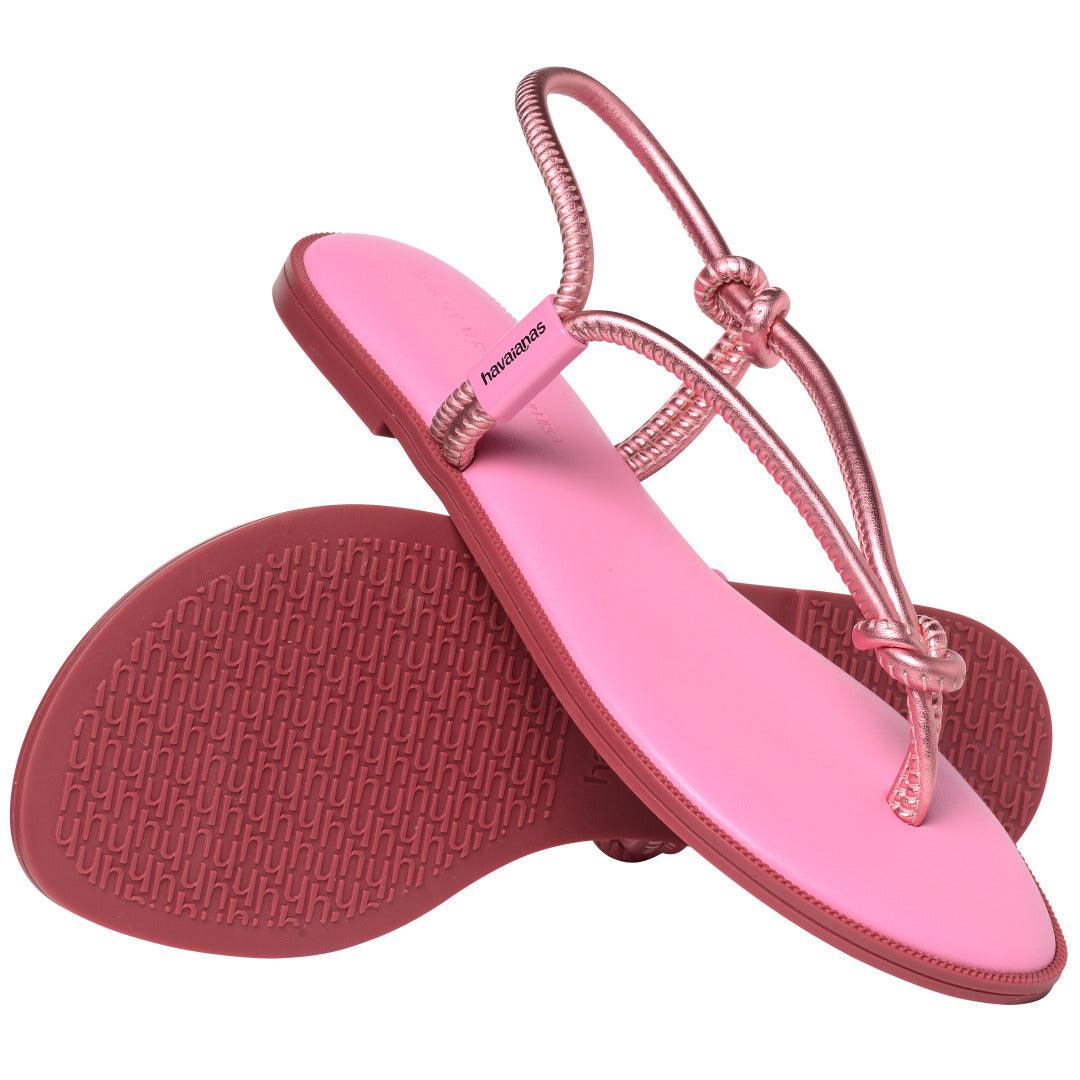Rasteirinha Havaianas Una Açaí - Rosa Glow