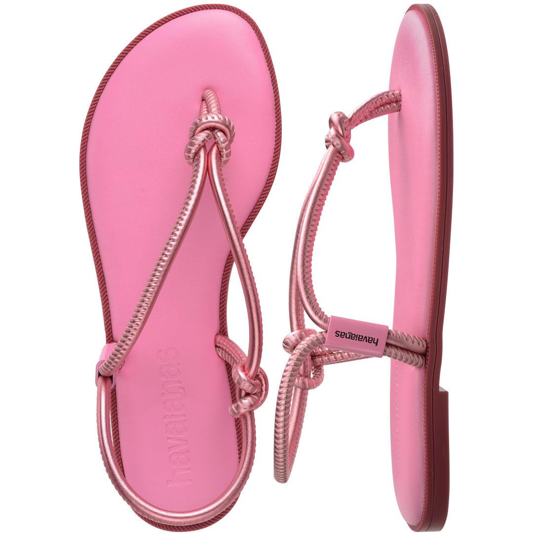Rasteirinha Havaianas Una Açaí - Rosa Glow