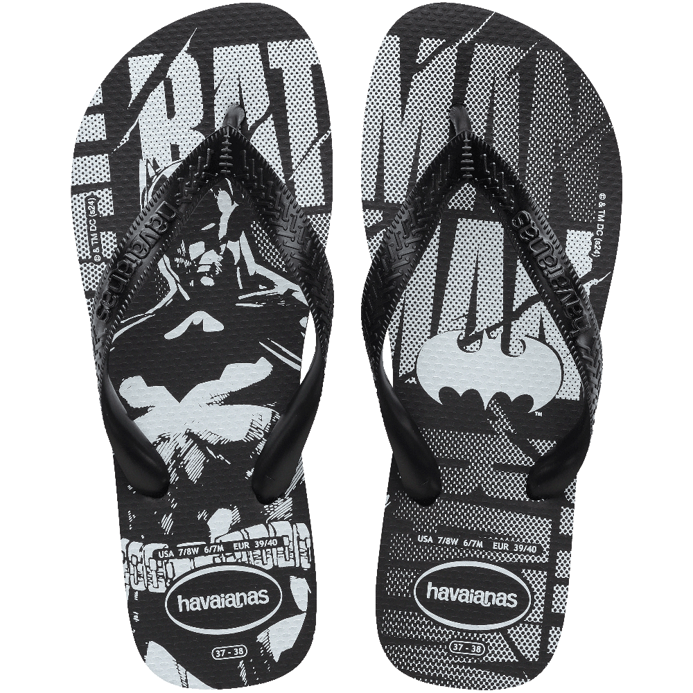 Chinelo Havaianas Top DC Logomania - Preto