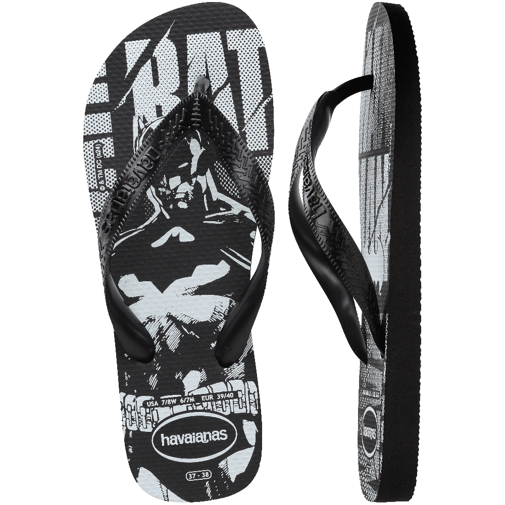 Chinelo Havaianas Top DC Logomania - Preto