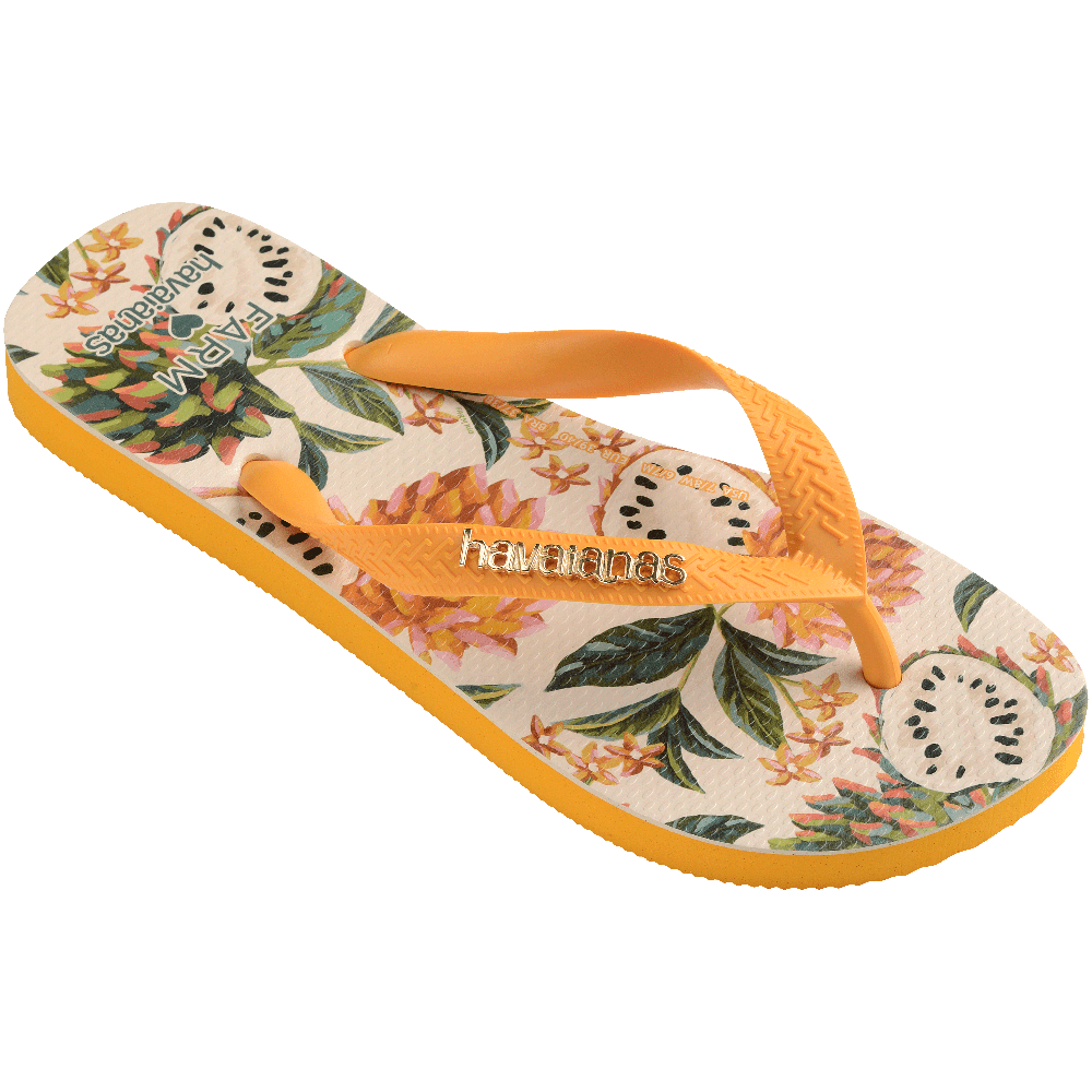 Chinelo Havaianas Farm Biriba - Amarelo Pop