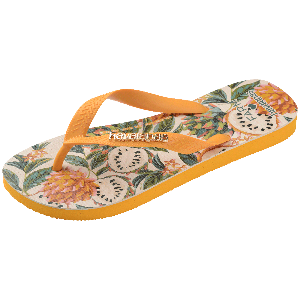 Chinelo Havaianas Farm Biriba - Amarelo Pop