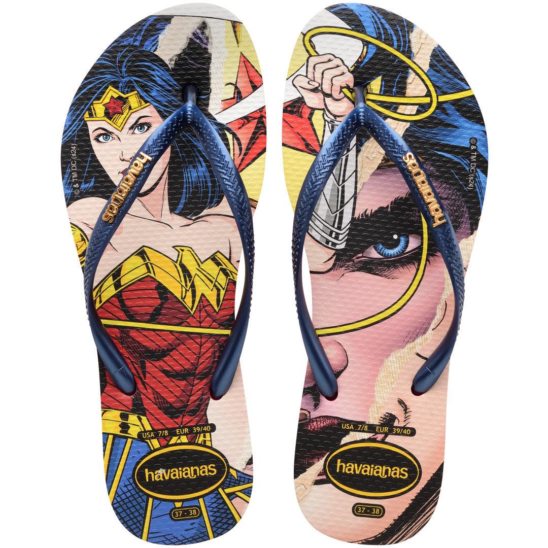 Chinelo Havaianas Slim Wonder Woman - Vermelho