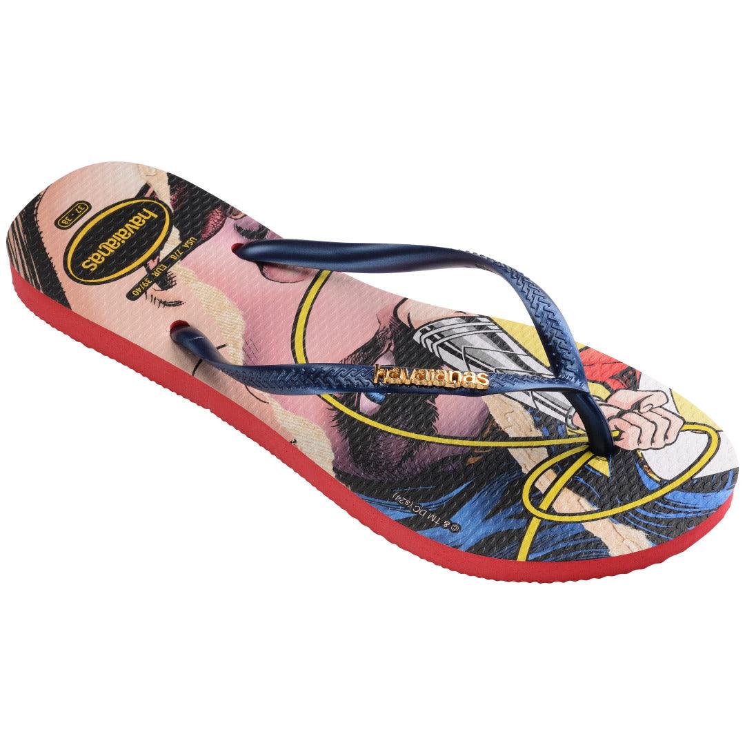 Chinelo Havaianas Slim Wonder Woman - Vermelho