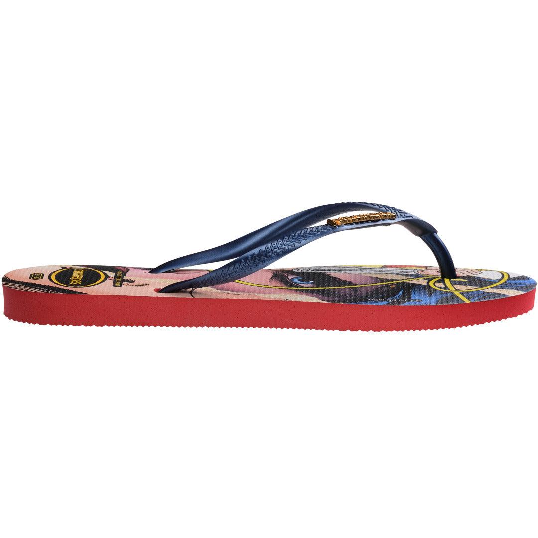 Chinelo Havaianas Slim Wonder Woman - Vermelho