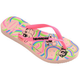 Chinelo Havaianas Kids Slim Powerpuff Girls - Rosa Ballet