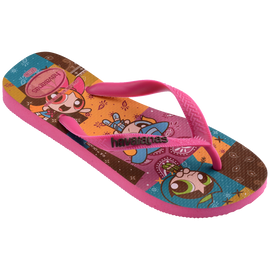 Chinelo Havaianas Top Clássicos Warner Meninas Super Poderosas