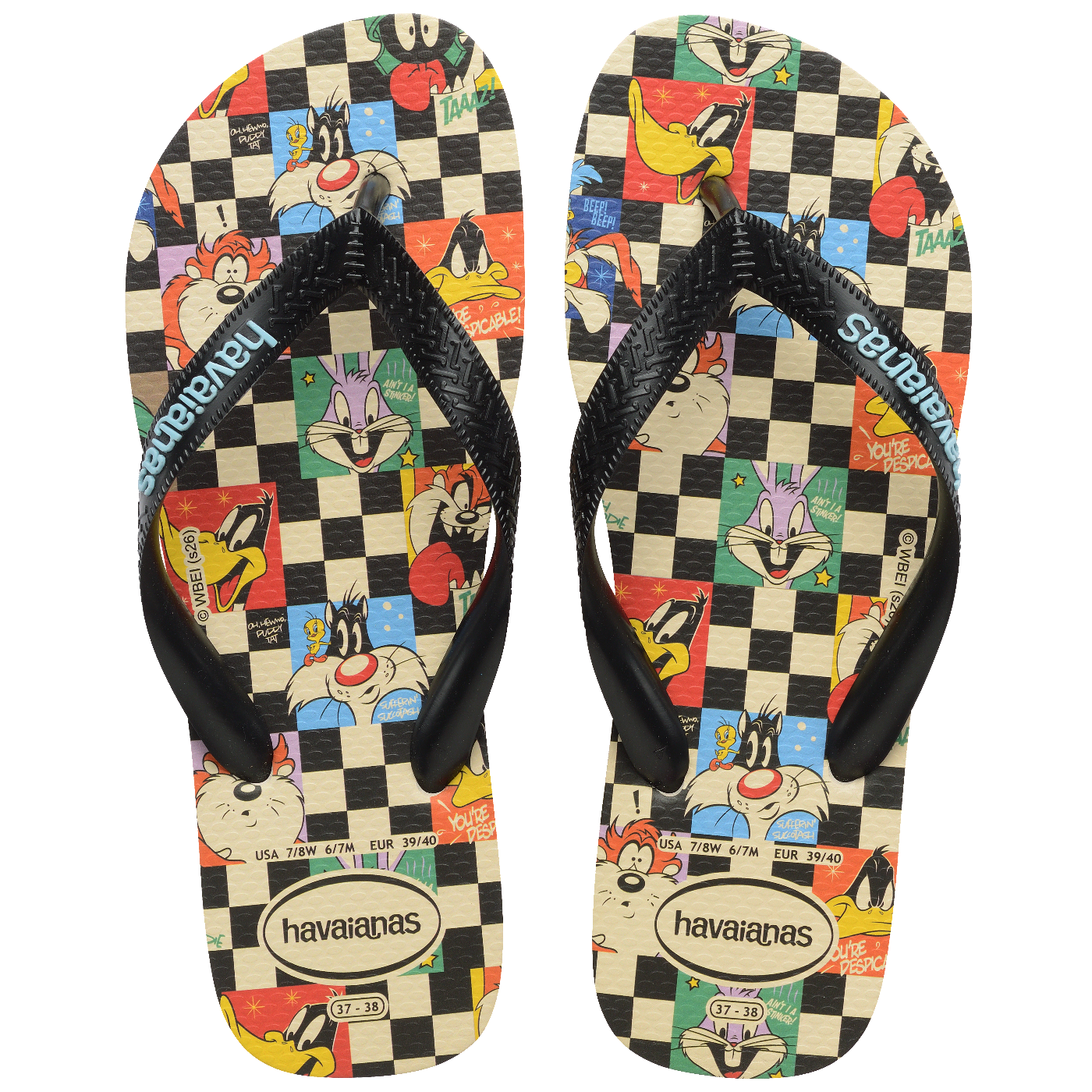 Chinelo Havaianas Top Clássicos Warner Looney Tunes